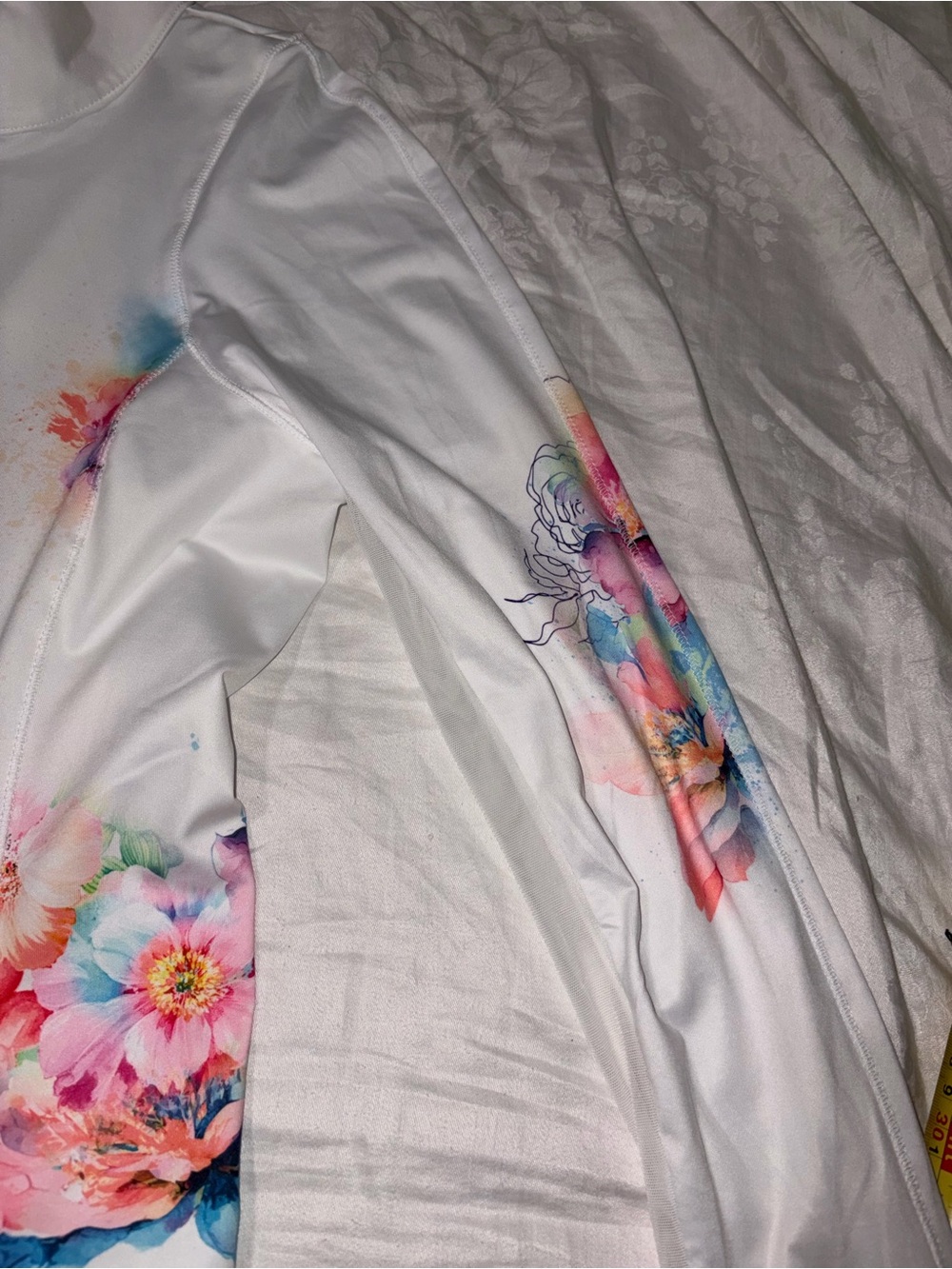 Like new Lucky In Love watercolor floral tennis dress Sz large - Picture 12 of 16